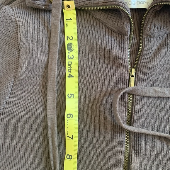 Liz Claiborne brown cardigan sweater in size Small - Picture 14 of 16